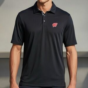 Under Armpur University of Wisconsin Badger Men’s Polo Shirt - XL